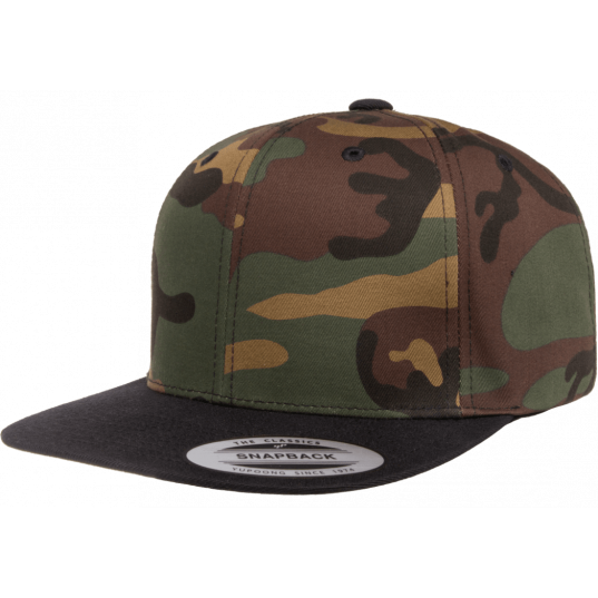 Кепка FlexFit 6089TC - Classic Snapback Camo/Black